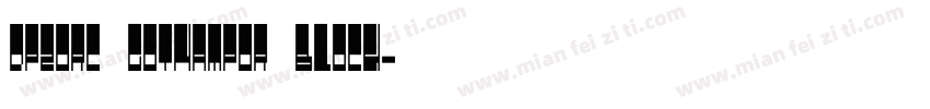 QPZORC Gothampor block字体转换